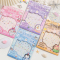 Little Diary Series Embossed Nail Stickers 